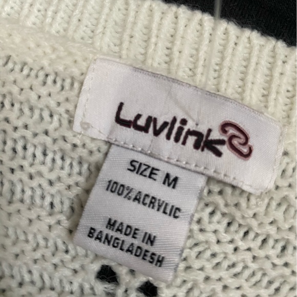 Luv link cropped sweater size medium - Picture 2 of 12